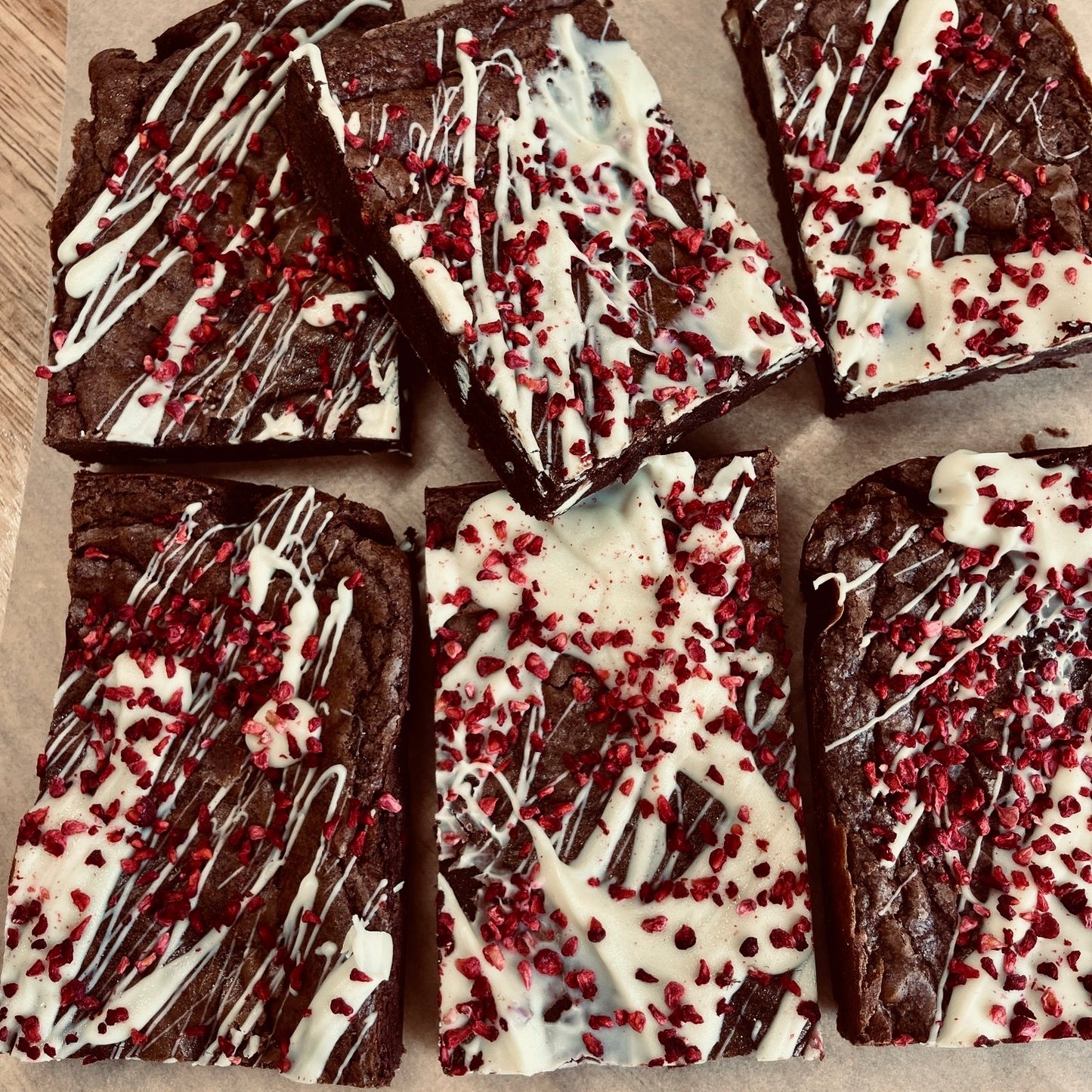 White chocolate and Raspberry Brownies