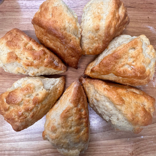 Scones x 2 Choice of Fruit, Plain or Cherry.
